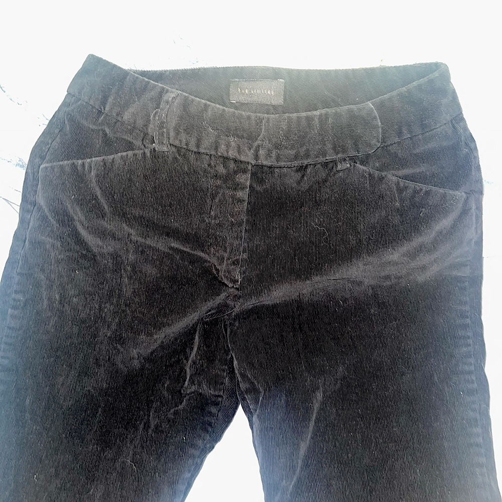 THE LIMITED velvet straight leg pants